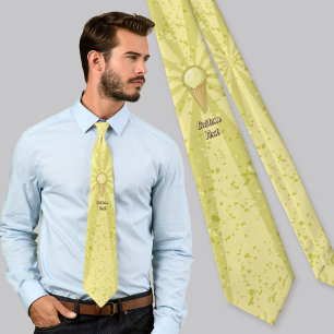 One Ball Ice Cream Cone Tie