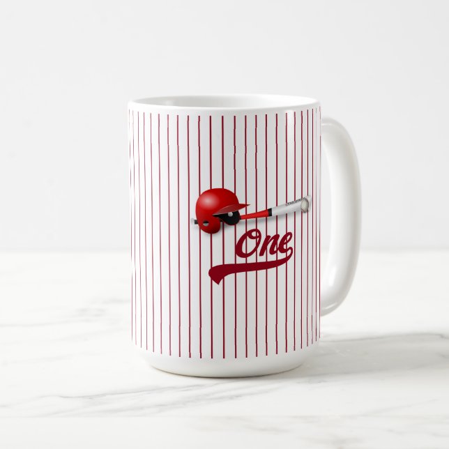 One Baseball Fan Coffee Mug (Front Right)