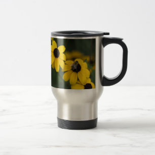 One bee over the flover's nest travel mug
