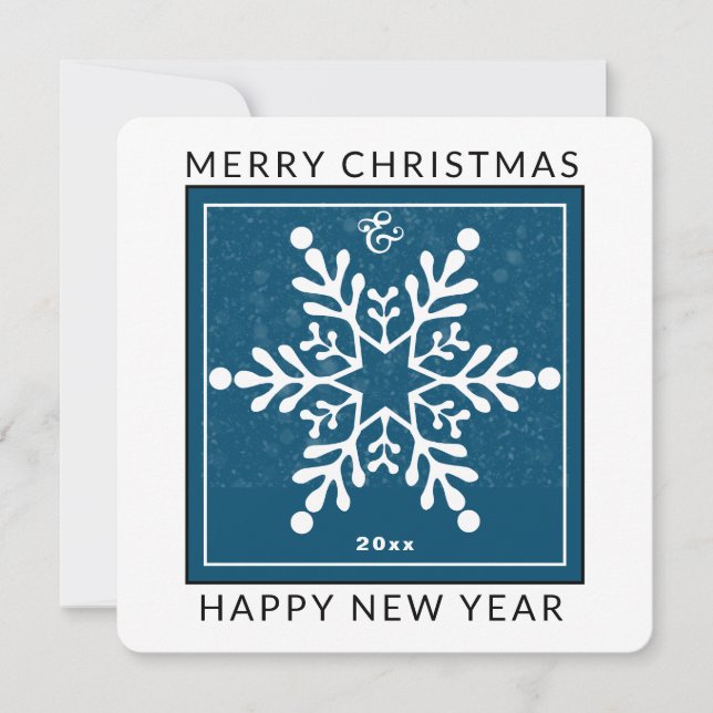 One Big SNOWFLAKE Christmas  Holiday Card (Front)