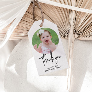 ONE Birthday Gift Tags