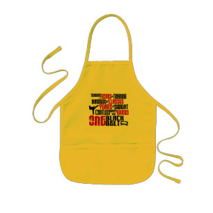 ONE Black Belt 2 KARATE T-SHIRTS & APPAREL Kids Apron