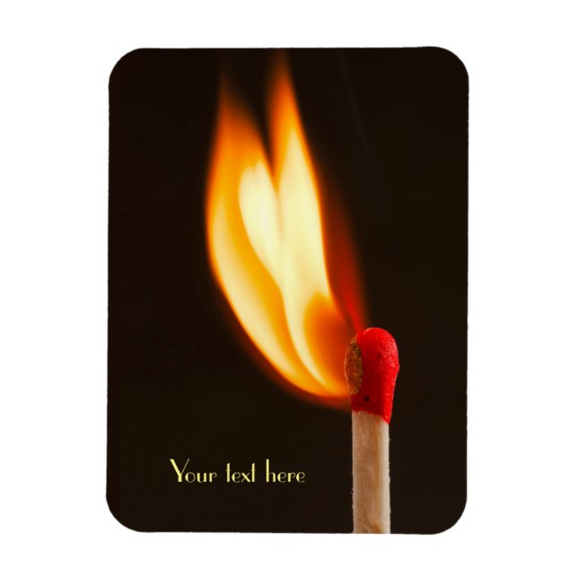 One Blazing Flame Magnet (Vertical)