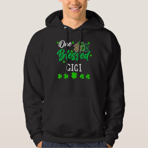 One Blessed Gigi C St Patrick's Day Irish Hoodie