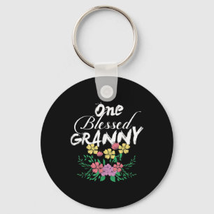 One Blessed Grandma Nonna Gigi Granny Nana Mama Je Key Ring