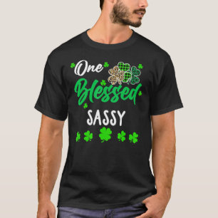 One Blessed Sassy C St Patrick's Day Irish T-Shirt