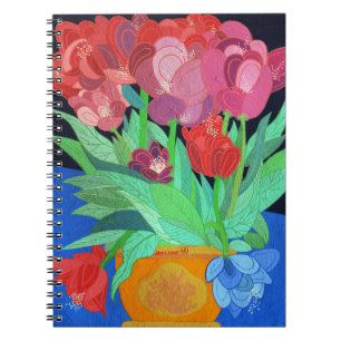 One Blue Tulip Notebook
