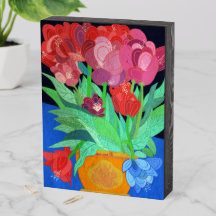 One Blue Tulip