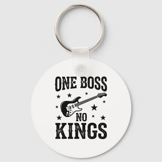 One boss no kings  key ring (Front)