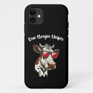 One Boujee Heifer Funny Cow Vintage Retro Case-Mate iPhone Case