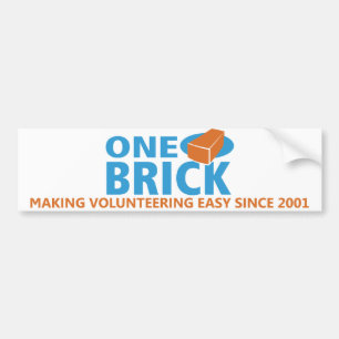 One Brick Bumper Sticker