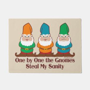 One By One The Gnomes Doormat