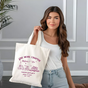 One Chapter Before the Chapel Book Bachelorette  Tote Bag