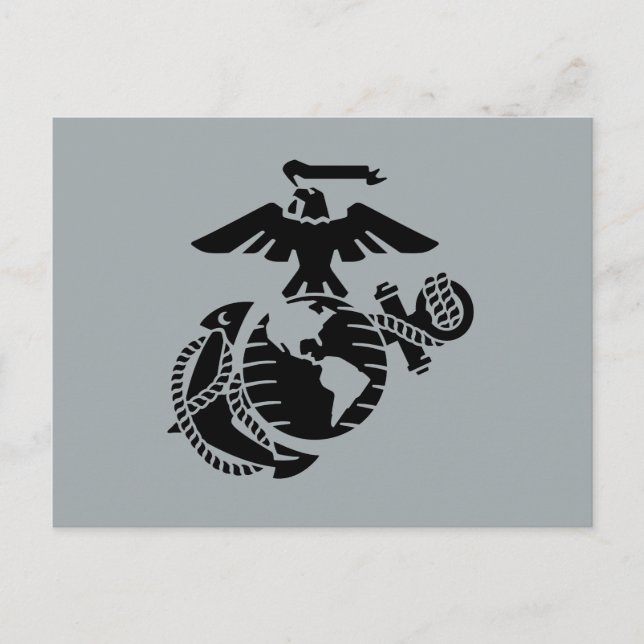 One-Colour EGA - Black Holiday Postcard (Front)