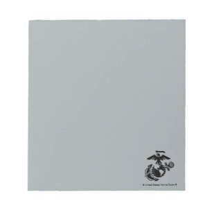 One-Colour EGA - Black Notepad