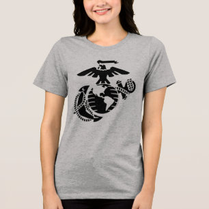 One-Colour EGA - Black Tri-Blend Shirt