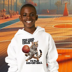 One Cool Cat Who Loves to Play Bas-cat-ball