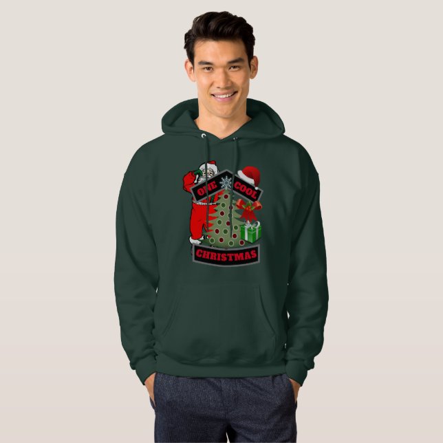 One Cool Christmas T-Shirt Hoodie (Front Full)