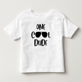 One Cool Dude Toddler Shirt