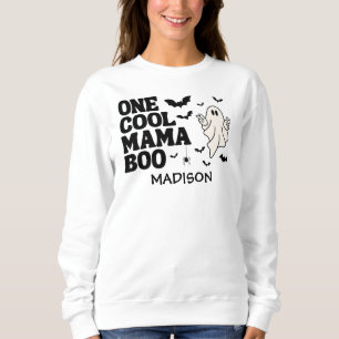 One Cool Mama Boo Halloween  Sweatshirt
