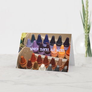 one crayon short card