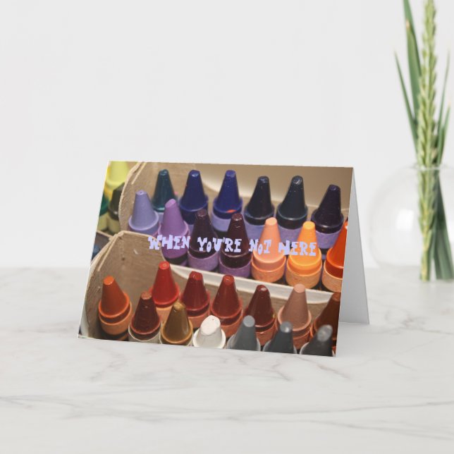 one crayon short card (Front)