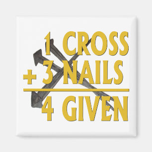 ONE CROSS MAGNET