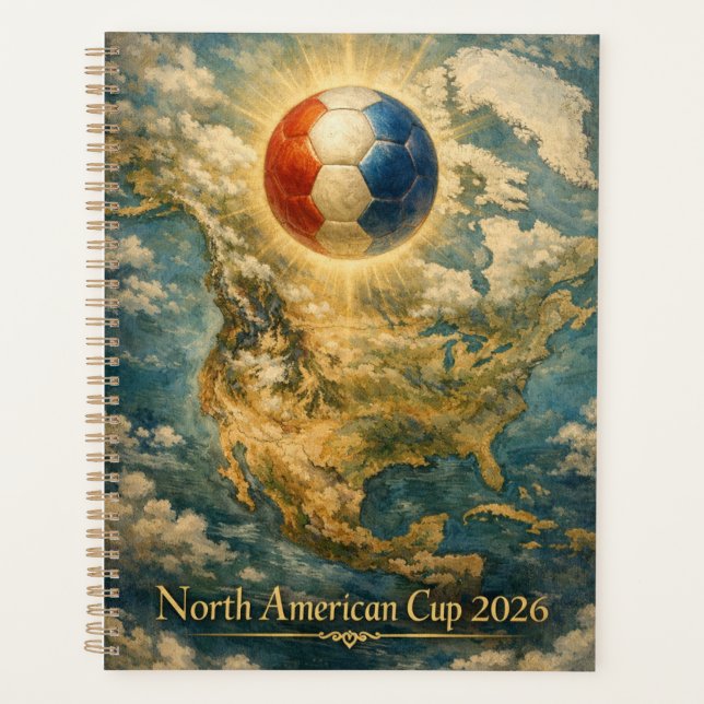 One Cup Three Nations Endless Glory 2026 Soccer Planner (Front)