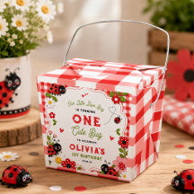 One Cute Bug Floral Ladybug 1st Birthday party