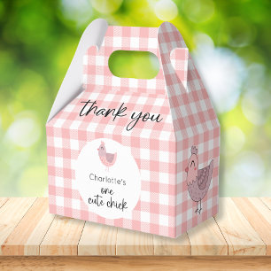 One Cute Chick 1st Birthday Favour Box