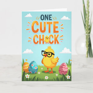 One Cute Chick Happy Spring Card