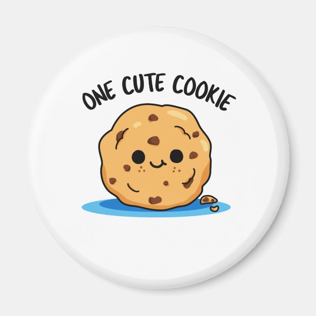 One Cute Cookie Cute Food Pun Magnet (Front)