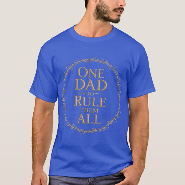 One Dad to Rulehem All Fantasy Design funny boy T-Shirt (Front)