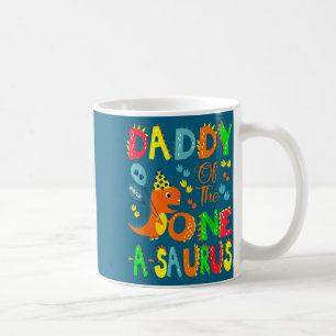 One Daddy Saurus 1st Birthday Dinosaur Coffee Mug