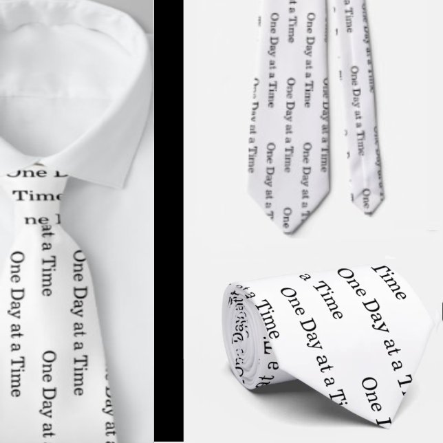 One Day at a Time 12 Step Program Tie (Creator Uploaded)