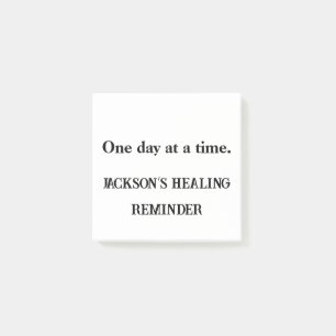 One Day at a Time – Custom Healing Sticky Note