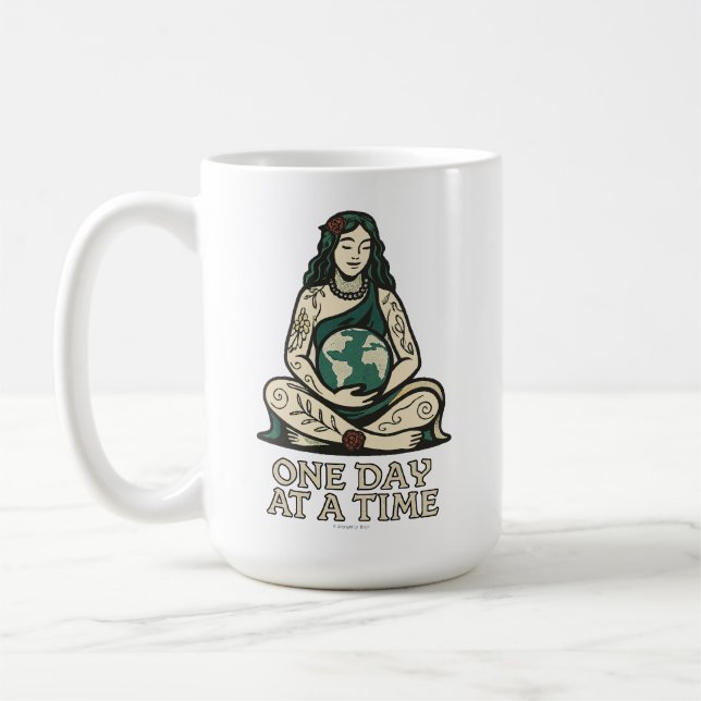 One Day At A Time (Gaia) -  Coffee Mug (Left)