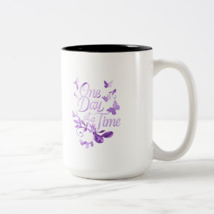 One Day at a Time Inspirational Mug – Comfort & En