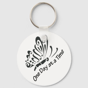 One Day at a Time Key Ring