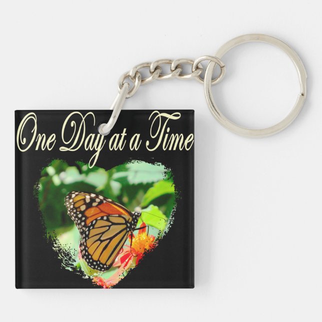 ONE DAY AT A TIME KEY RING (Back)