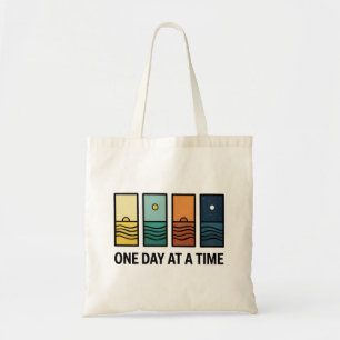 One Day At a Time Mental Health Reminder Tote Bag