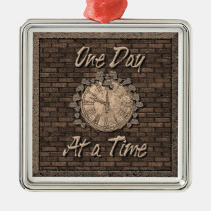 One Day at a Time Metal Tree Decoration
