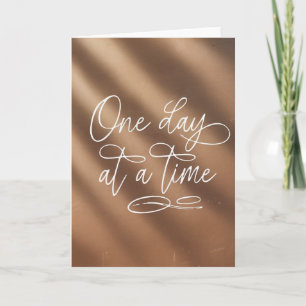 "One Day at a Time" Script Encouragement Card