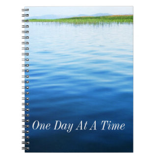One Day At A Time Spiral Notebook
