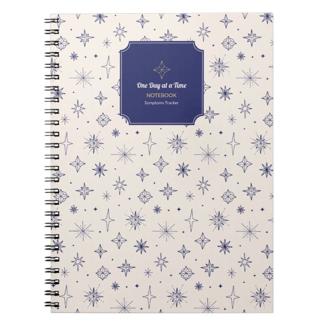 One Day at a Time Symptom Tracker Notebook (Front)
