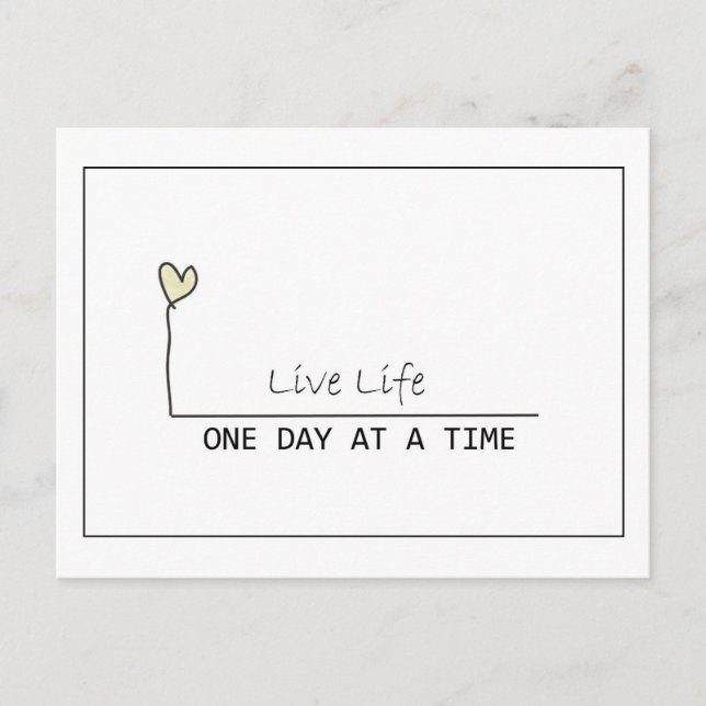 one day at  at  time postcard (Front)