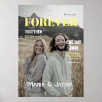 one day away dinner couple magazine photo yellow w