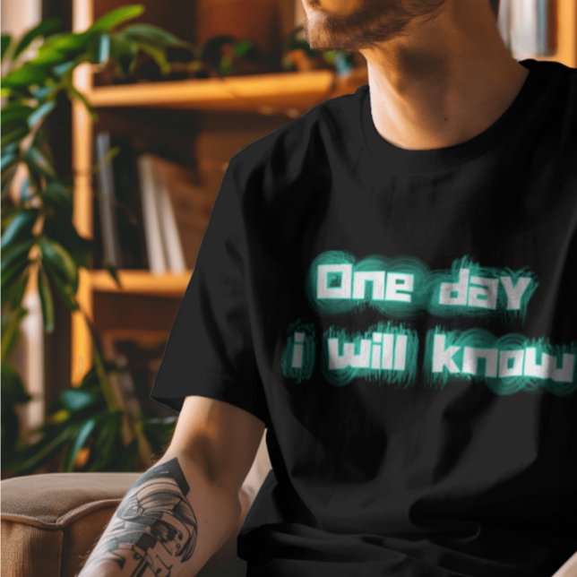 One day i will know T-Shirt (Creator Uploaded)