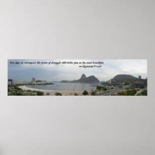 One day, in retrospect, the years of struggle... poster