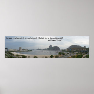 One day, in retrospect, the years of struggle... poster